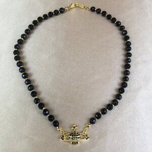Vivienne Westwood Black & Gold Choker